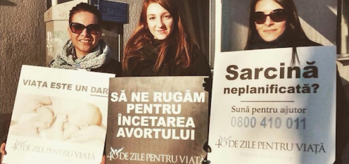 Cum vor sa reduca tinerii crestini din Cluj numarul de avorturi:
