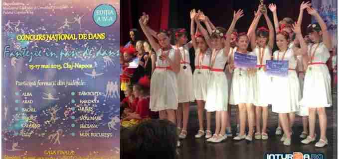 Formația de dans „FLY” a Clubului Copiilor Turda – mențiune la Concursul național „Fantezie în pași de dans”