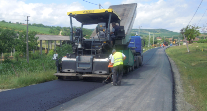 Lucrări de asfaltare pe DJ 161B – Turda-Bogata-Călărași