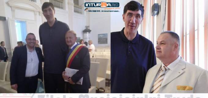 Ghită Mureșan, fost jucător în NBA, a fost prezent la deschiderea oficială a Zilelor Municipiului Turda