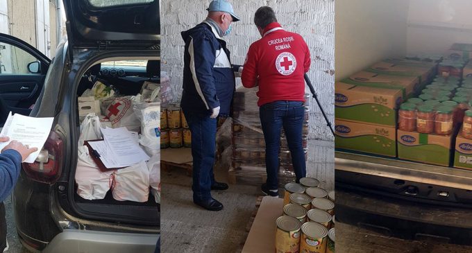 Crucea Roşie Cluj a donat către Direcţia de Asistenţă Socială a Municipiului Turda produse neperisabile și echipamente de protecție