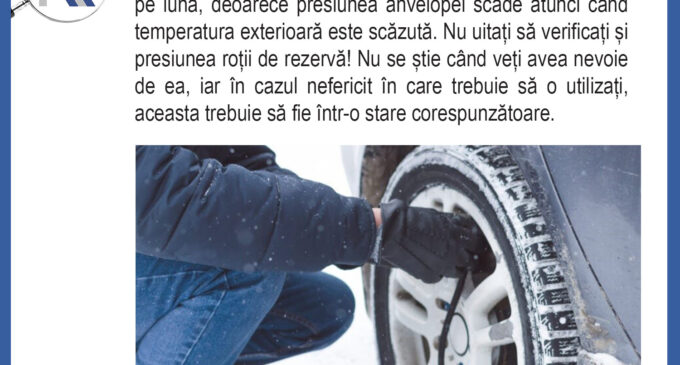 RAR: ”Lectură obligatorie” pentru toți șoferii la început de iarnă