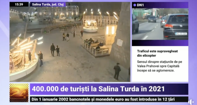 VIDEO. Reportaj Digi24 la Salina Turda.  A doua zi din an, petrecută la salină