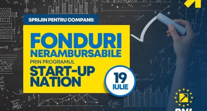 A treia ediție Start-Up Nation va fi lansată pe 19 iulie
