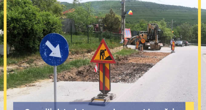Consiliul Județean a demarat lucrări de întreținere pe drumul județean DJ 107R Făget – Sălicea – Ciurila