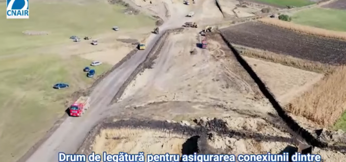 VIDEO: 220 de muncitori și 190 de utilaje în șantierul Drumului Expres Turda – Tureni