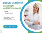 Se angajează URGENT farmaciști și asistenți farmacie, în Turda și Câmpia Turzii