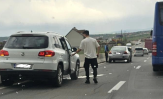 Accident rutier la intrare în Copăceni, sensul de mers spre Turda